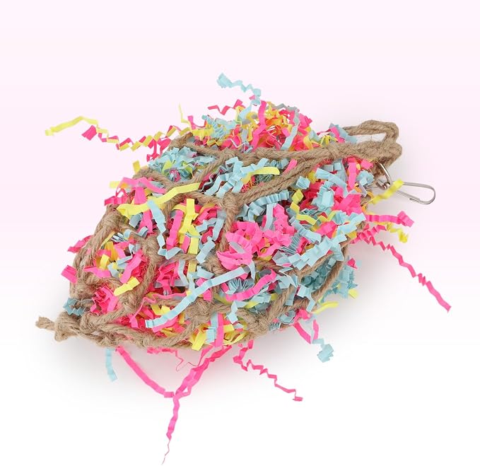 Hypeety Bird Chew Toy Bird Toy Foraging Shredding Climbing Hanging Toy - Image 3