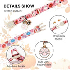 Unique Style Paws Halloween Cat Collar, Cute Cat Collars - Image 4