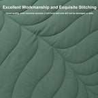 56x42 Inch Leaf Shaped Cotton Dog Blanket, Extra Large Pet Blanket - Image 4