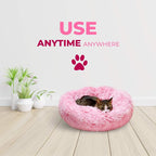 Whiskers & Friends Cat Beds for Indoor Cats Washable, Orthopedic Soft Fluffy - Image 6