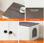 HOOBRO Cat Litter Box Enclosure, Hidden Litter Box Furniture - Image 8