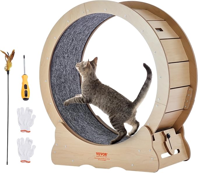 VEVOR Cat Exercise Wheel, Large Treadmill Wheel by VEVOR