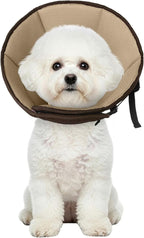 Dog Cone Collar Soft Cone for Medium Dogs After Surgery Adjustable Elizabethan by Allroaring