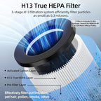 POMORON 4-in-1 Air Purifiers for Home, Air Ionizer Negative Ion Generator - Image 3