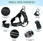SlowTon No Pull Small Dog Harness and Leash Set, Puppy Soft Vest Harness Neck & - Image 7