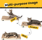 Cat Scratcher, Durable Scratch Pad, Corrugated Cardboard Scratching Board - Image 8