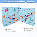 Dog Birthday Bandana Set, Dog Birthday Party Supplies, Puppy Boy Girl Birthday - Image 5