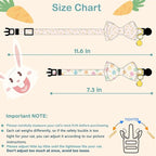 Faygarsle 2 Pack Easter Day Cat Collar Cute Rabbit Easter Eggs Printed Collar - Image 2