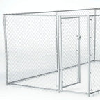 Lucky Dog 10' x 10' x 6' Heavy Duty Outdoor Welded Galvanized Steel Chain Link - Image 7