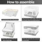 PJYuCien Dog Playpen Bottom Pad and Cover Fits - Image 6
