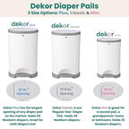 Diaper Dekor EKO Classic Diaper Pail Gift Set - Image 5