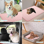 SOMOYA Dog Self Cooling Mat, Pet Washable Cooling Pad Blanket, Ice Silk Sleep - Image 5