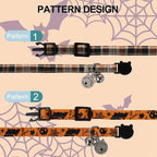 Lionet Paws 2pcs Pack Cotton Cat Collar, Breakaway Buckle - Image 2