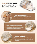 Expandable Cat & Small Dog Carrier Backpack, Soft-Sided Airline-Approved Pet - Image 4