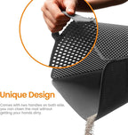 Cat Litter Mat-30"X24" Jumbo Litter Trapping Mat EVA Honeycomb, Urine & - Image 2