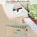 Zakkart SnugCloud Cat Perch for Window Sill - Image 5