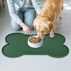 Dog Food Mat Anti-Slip Silicone Dog Bowl Mat Thicker Pet Placemat Waterproof - Image 8