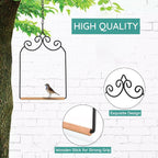 Outdoor Home-X Hummingbird Swing. Metal Frame Hummingbird Swing - Image 4