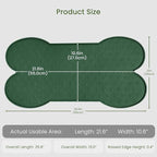 Dog Food Mat Anti-Slip Silicone Dog Bowl Mat Thicker Pet Placemat Waterproof - Image 2