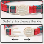 Unique style paws 2 Pack Christmas Kitten Collar Breakaway - Image 3
