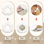 OurWarm Cat Tunnel Bed for Indoor Cats, Soft Plush Cat Donut Tunnel - Image 6