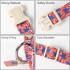 DOGWONG American Flag Dog Collar, Patriotic Independence Day Dog Collar Soft - Image 3