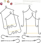 4PK Metal Frame Hummingbird Swings and Perches - Image 8