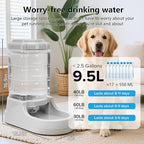 Kenond 2.5 Gallon Automatic Dog Water Dispenser, Gravity Water Bowl - Image 2