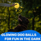 6 Pack 2.5" Light Up Squeaky Dog Balls, Spiky Dog Toy Balls - Image 6