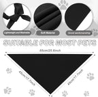 Abbylike 20 Pcs Sublimation Blank Dog Bandanas Plain Bandanas - Image 3