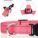 TagME Reflective Nylon Dog Collars, Adjustable Classic Pet Collar - Image 3