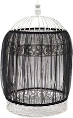 ISMARTEN Bird Cage Seed Catcher, Airy Gauze Bird Cage Cover Seeds Guard - Image 6
