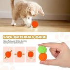 100PCS Cat Ball Toys with 2 Launchers Set, Funny Interactive Cat Toys - Image 3