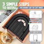 Purrfect Portal Meow Manor® Cat Door Interior Door - Image 4