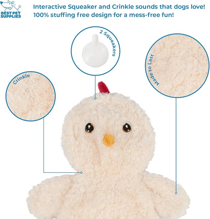 Best Pet Supplies Interactive Squeaky Dog Chew Toy, Ideal Dog Toys - Image 2