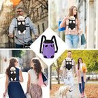 FEimaX Dog Carrier Backpack Pet Legs Out Front Cat Travel Bag, Adjustable Puppy - Image 6