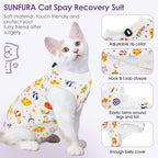 SUNFURA Cat Recovery Suit, Kitten Surgical Full Bodysuit - Image 4