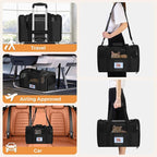 Soft Cat Carrier for Pets Up to 15 lbs, TSA Approved for Airline in-Cabin - Image 7
