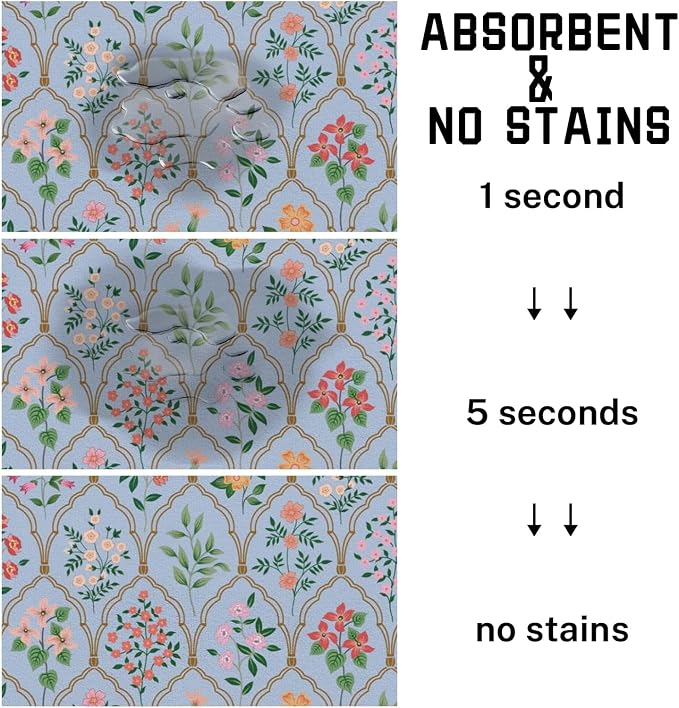 Absorbent Pet Dog Bowl Mat for Food and Water, Pet Cat Food Feeding Mat - Image 5