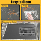 Large Dog Mat for Food and Water, 31.8"x23.8" Silicone Pet Feeding Mats - Image 6