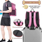 BAGLHER丨Dog Travel Bag Backpack, Airline Approved Pet Supplies Backpack - Image 5