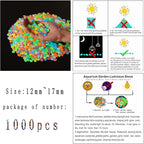 Glow in The Dark Stones 1000 Pcs Glow Pebbles Aquarium Rocks - Image 3