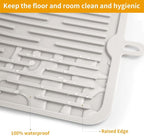 Ptlom Pet Placemat for Dog and Cat, Anti-Slip Waterproof Dogs Feeding Mat - Image 5