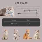 Reflective Kitten Collars with Bell, Cat Collar Breakaway with QR Code Name Tag - Image 5
