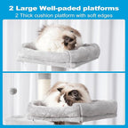 Hey-brother Large Multi-Level Cat Tree Condo Furniture - Image 4