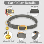 OOPSDOGGY Rolled Leather Cat Collar - Image 4