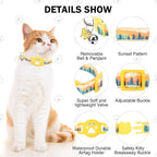 Airtag Cat Collar Breakaway, Cute GPS Cat Tracker Collars - Image 7
