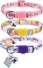 SCENEREAL Birthday Cat Collars Breakaway by SCENEREAL