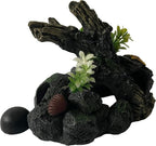 Aquarium Decor Magnetic Driftwood Outcropping Ornament –Wall-Mounted Fish Tank - Image 2
