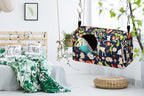 ShuRung Parrot Cockatiel Warm House Bird Nest Bed Winter Hanging Hammock Birds - Image 5